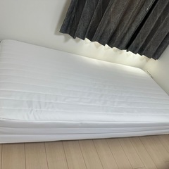 無印　脚付マットレスベッド(シングル)