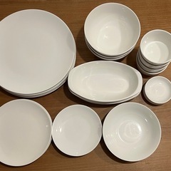 【3/20迄】ニトリ 白統一食器セットの画像