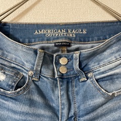 アメリカンイーグル ダメージデニム Sサイズの画像