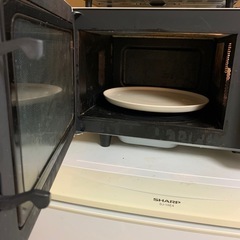 シャープ電子レンジ　オーブン機能付き【3月中旬まで】の画像