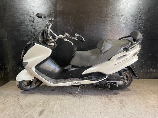 ★支払総額5.2万円★定休日なし！！いつでも現車可能！ ヤマハマジェスティ125FI 白 4ストインジェクション！ 社外ハンドル！ 社外ミラー！ 関東圏内即日配送！