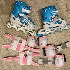 ローラースケート　サポーターセット　サイズ21-23