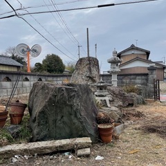岩　灯籠　全てセットで100円！稲枝駅近くにて保管中
