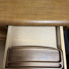 天然木　学習机の画像