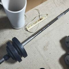 中古 AUSSIE バーベル 20kgセット プレート 5kg ...