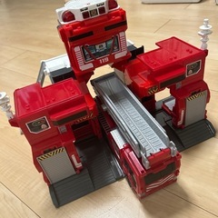 【2点セット】タカラトミー　トミカ　消防署　サウンドタウンの画像