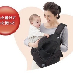 【良品】Aprica(アップリカ) 抱っこ紐 ブラック　コアラ メッシュプラスの画像