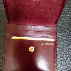MIKIMOTO　ノベルティ　本革カードケース