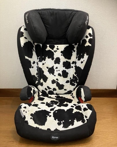 山口市or門司周辺　レーマー　kidfix romer 牛柄 ジュニアシート isofix