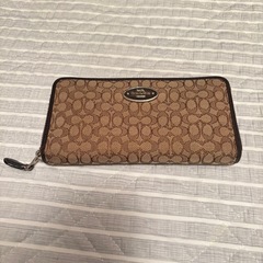 COACH コーチ　長財布 ブラウン カードポケット付き