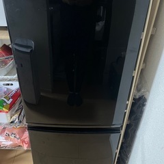 シャープ SHARP 冷蔵庫（137L・つけかえどっちもドア） 黒系 SJ-14の画像