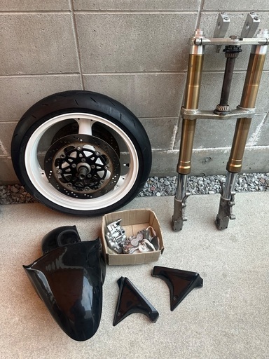 ZRX400 ZXR400フロント周り