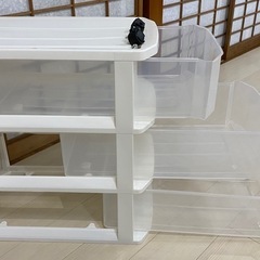 衣装ケース キャスター付き 3段の画像