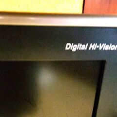 シャープAQUOS液晶テレビ（デジタルハイビジョン）の画像