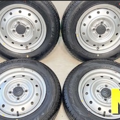 新品 ホイール付きタイヤ4本145/80R13 の画像