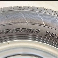新品 ホイール付きタイヤ4本145/80R13 の画像
