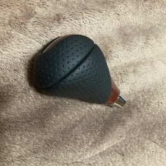 シフトノブ　木目調の画像