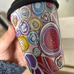 ふた付きメラミンタンブラー　新品2個セットの画像