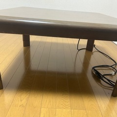 傷等アリ。こたつテーブル【0円】の画像