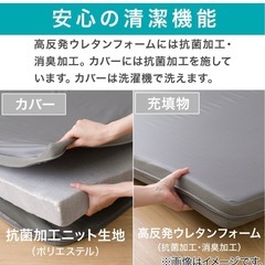 今年2月購入！高反発敷布団 シングル