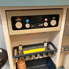 子どもキッチン　おままごと　コンパクト　樹脂製の画像
