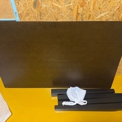 ダイニングテーブルセット ダイニングチェア 4脚セットブラウン 美品 の画像