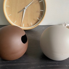 ポケティ　ブラウン&アイボリー2個セットの画像