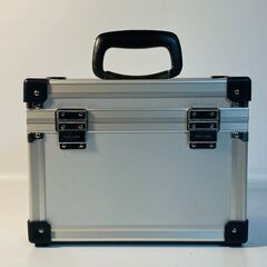 ジュラルミンケース W約30.5cm D約17.5cm H約25.5cm 2way made in Japanの画像