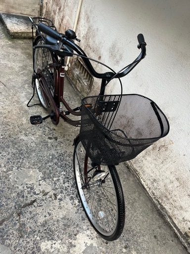 24インチママチャリ自転車シティサイクル　バイク　街乗り　通勤車　通学車　?プロフ必読