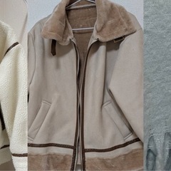 アウター2着とマフラー1点の3点セット