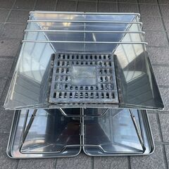 焚火台セット 新品未使用 鋳鉄製ロストル付きの画像