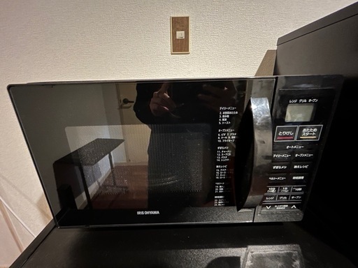 【予約済み】オーブンレンジ アイリスオーヤマ 16L KMO-T1605-B ブラック