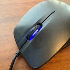 BUFFALO バッファロー USBマウス 有線 5ボタン 静音 BSMBU19BKの画像