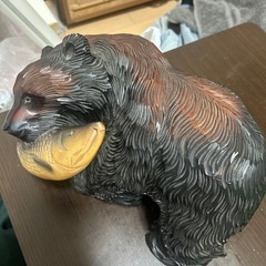 北海道アイヌの民芸品木彫りの熊最終値下げです！の画像