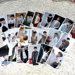 SnowMan 渡辺翔太 うちわ 公式写真 缶バッチ ましかくフォト アクスタ クリアファイルの画像