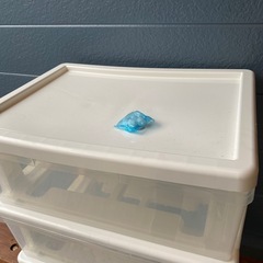 3段プラスチック棚の画像