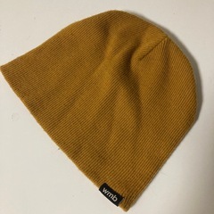 wmb ニット帽 マスタード Fサイズ