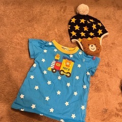 HOTBTシャツとニット帽