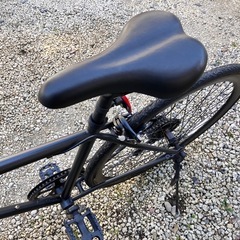 634、クロスバイクつや消し黒の画像