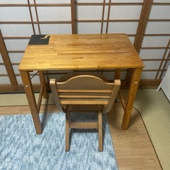 無印良品 折りたたみテーブルと椅子