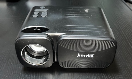 Jimveo E11 プロジェクター スクリーン付き