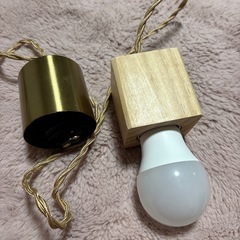 木製ペンダントライト3個セット
