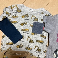 トレーナー120cm半袖Tシャツズボン130cmの画像