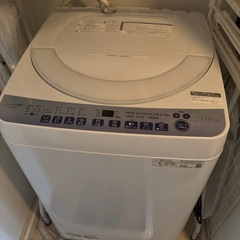シャープ　ES-T715　全自動洗濯機　7kg　ホワイト