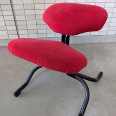 【中古】バランス椅子　赤　ジュニア用　※引取希望