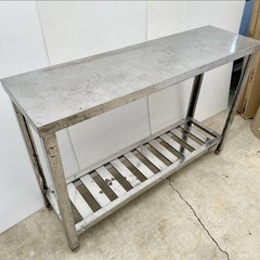 直接引取り5%OFF　ステンレス作業台 アズマ  幅1200×奥行き350×高さ800ｍｍ スノコ棚板タイプ azuma 作業台 調理台 業務用 厨房用品  厨房機器 飲食店 事業用 屋外 台 棚 の画像