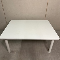 【678】ホワイト テーブル 木製