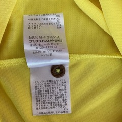 ブリヂストン　ポロシャツ　黄色の画像