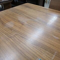 J6872　NITORI　ニトリ　ダイニングテーブルセット　椅子2脚付　フィルン　OC280MBR　ミドルブラウン　クリーニング済み【リユースのサカイ柏店】の画像