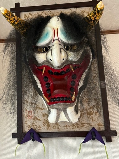 島根県　石見神楽面　
大迫力！般若